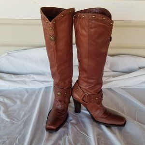 Gorgeous Soft Leather High Heel Boots by Antonio Melani